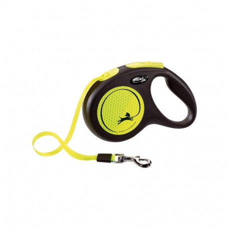 FLEXI New Neon M - retractable leash - 5 m