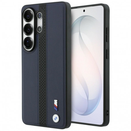 BMW Perforated Stripe Logo MagSafe Case for Samsung Galaxy S26 Ultra - Navy Blue