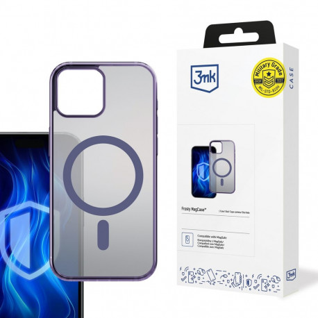 3mk Frosty MagCase Purple for Apple iPhone 14 - purple