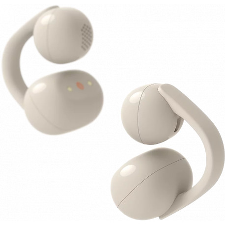 Sony wireless earbuds LinkBuds Clip, greige
