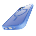 Puro Gradient MagSafe Silicone Case for iPhone 16 - Blue