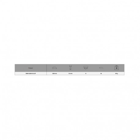 saeleht 6TPI 228x1.3mm 2 tk