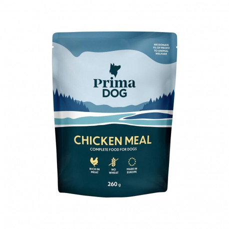 WET DOG FOOD CHICKEN MEAL 260 G. POUCH