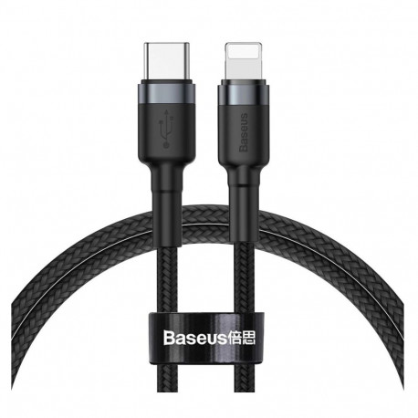 Cafule Cable Type-C to iP PD 18W 1m Gray+Bl