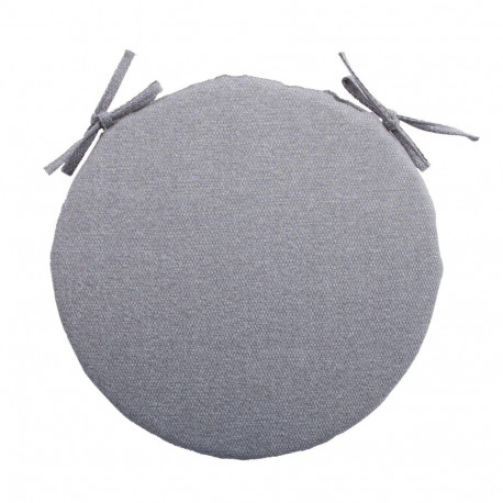 Cushion for chair SIMPLE GREY D38x2,5cm, hall