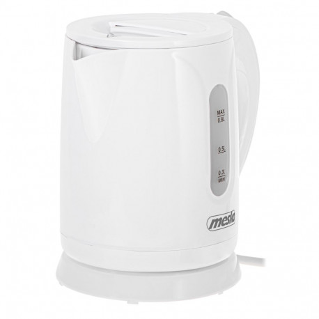 Mesko | Kettle | MS 1376 | Electric | 850 W | 0.8 L | Plastic | 360° rotational base | White