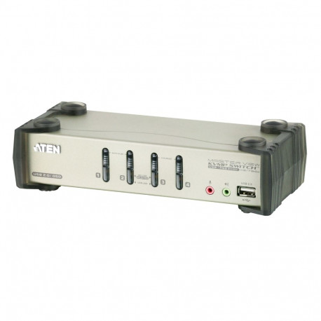 Aten KVMP-lüliti CS1734B 4-pordiline PS/2-USB VGA/heli OSD-ga