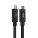 Hyper HyperDrive Next USB4 Type-C jõudluskaabel, 1.2 m HD6500BKGL