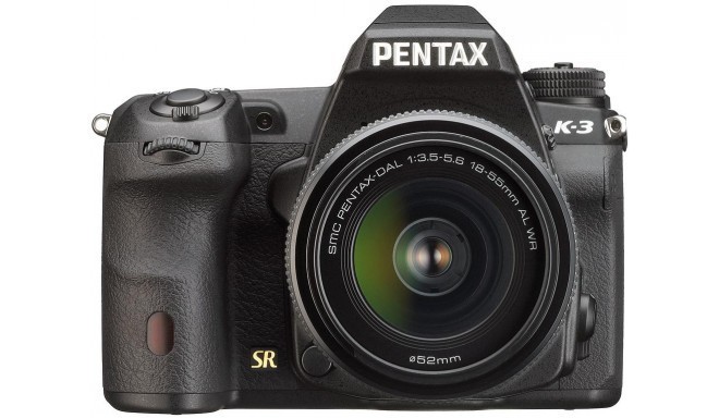 Pentax K-3 + 18-55mm WR komplekts