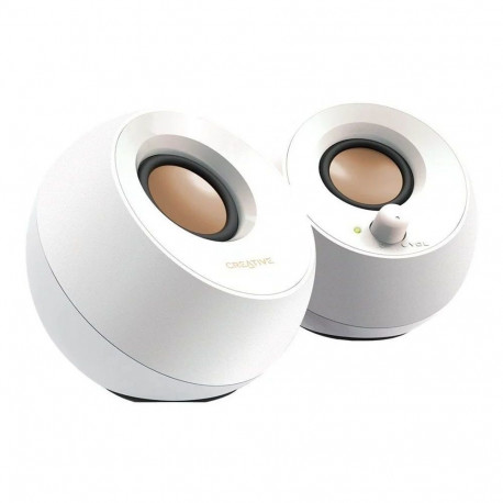 Wire speaker 4,4W Creative Pebble 2.0 51MF1680AA001 white