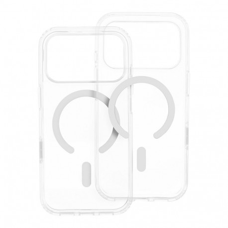 Case for Samsung S26 Forcell F-Protect Clear Hybrid Premium compatible with MagSafe transparent
