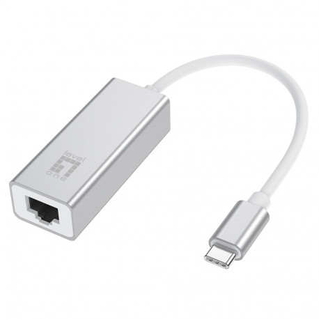 LevelOne Adapter USB-C -> GBit-LAN USB-0402 V4