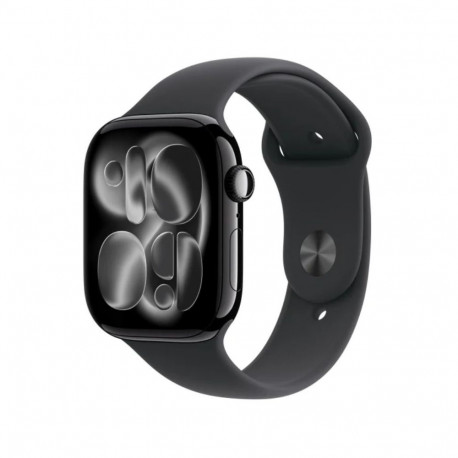 Watch Series 11 GPS + Cellular 46mm naturaalsest titaanist korpus kivihalli spordirihmaga - S/M