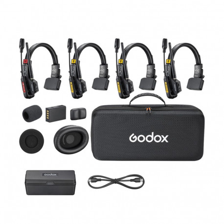 Godox Skytalk Air 4S Intercom System For 4 Person