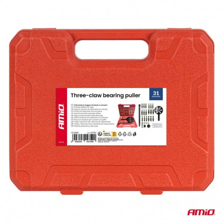 Kolmeharuline laagritõmmitsakomplekt 31 osa