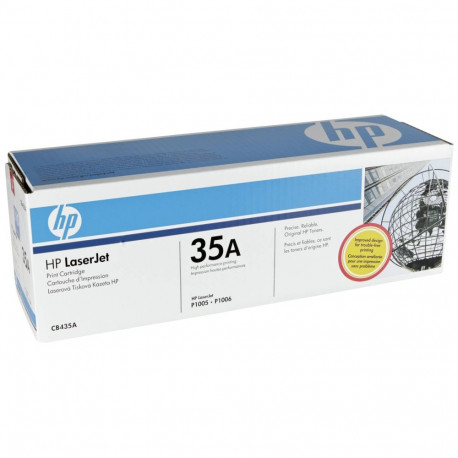 HP Cartridge No 35A HP35A HP 35A Black Schwarz (CB435A)