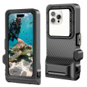 TECH-PROTECT IPX8 PRO UNIVERSAL DIVING WATERPROOF CASE GREY/BLACK