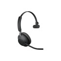 JABRA Evolve2 65 MS Mono on-ear konverteeritav Bluetooth juhtmevaba USB-C mürasummutav must Teamsi j