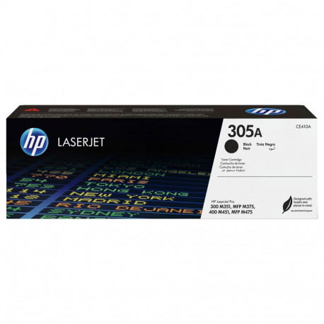 "HP 305A original LaserJet Toner cartridge CE410A black standard capacity 2.090 pages 1-pack"