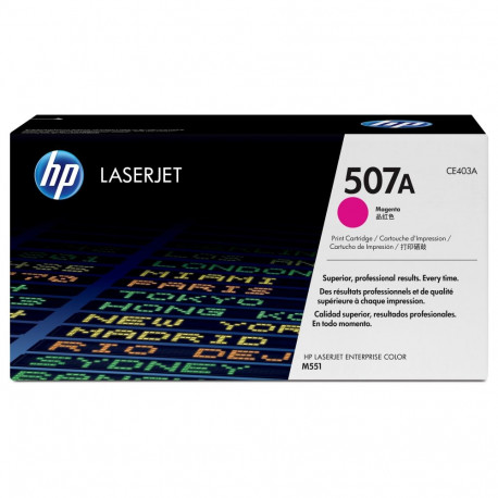 "HP 507A original Toner cartridge CE403A magenta standard capacity 6.000 pages 1-pack"