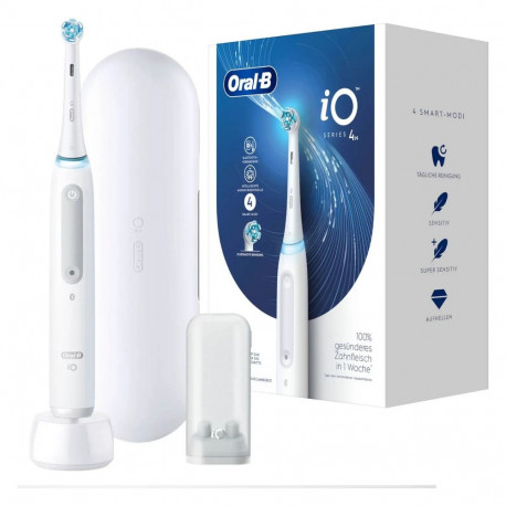 Oral-B elektriline hambahari iO Series 4 reisikarbiga, valge
