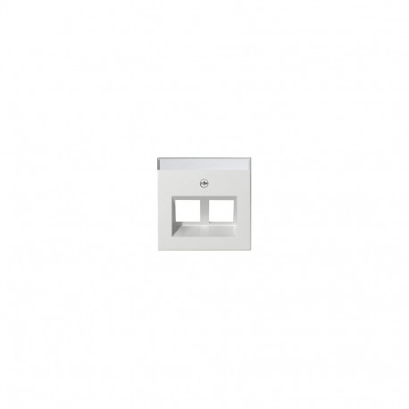 "GIRA 264003 Abdeckung BSF Modular Jack 30° 2fach System 55 Reinweiß"
