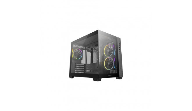 "DeepCool CG330 3F Micro ATX Mini ITX ARGB Glas black"