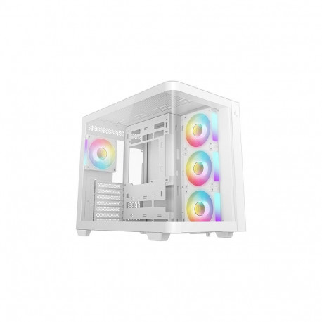 "DeepCool CG530U 4F WH ATX Curved Glass Panoramic Case White"