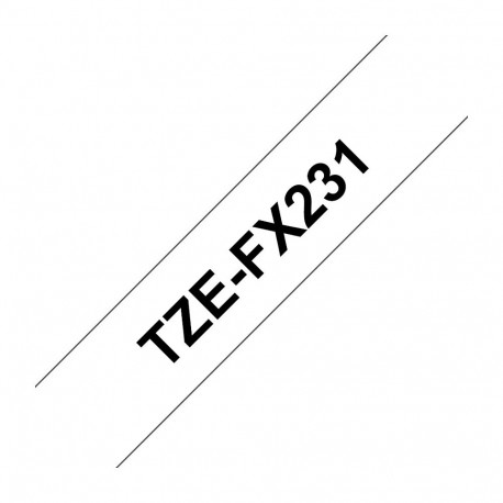 Brother TZE-FX231 12mm lamineeritud märgistuslint