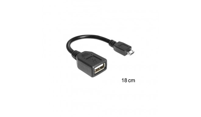 Delock USB micro-B pistik > USB