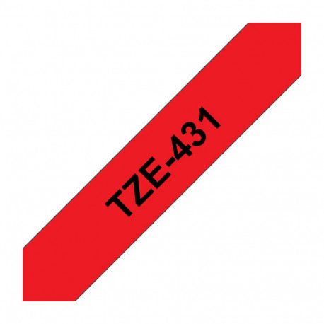Brother TZe431 lamineeritud lint, 1 rull (1,2 cm x 8 m)