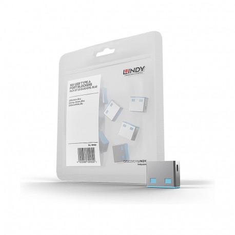 "STICK LINDY USB Typ A Portschlösser 10xBlau Erweiterung für 40452"