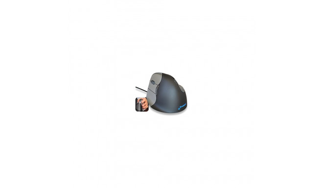 Evoluent Vertical Mouse 4 vasakukäeline 6 nupuga juhtmega hiir