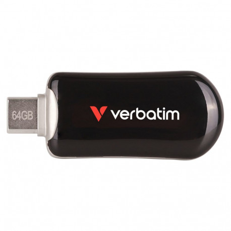 Verbatim USB-C mälupulk Plectra 30224 64GB, must