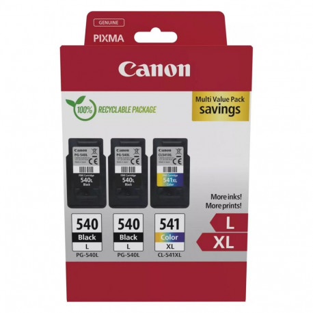 Canon tint PG-540L/CL-541XL 5224B017 Multipack, must/värviline