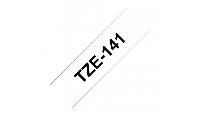 Brother TZe-141 must/läbipaistev