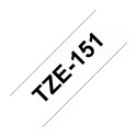"Brother TZe-151 schwarz/farblos"