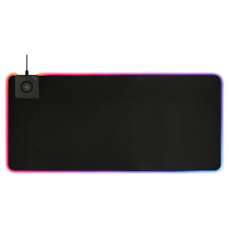 "Deltaco RGB Mauspad m. Wireless Charger/RGB"