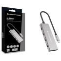 "CONCEPTRONIC 4-1 Dock USB-C->3xUSB-C/100WPD 25cm gr"