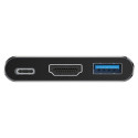 "CONCEPTRONIC 3-1 Dock USB-C->HDMI/USB-A/100WPD 25cm gr"