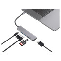 "CONCEPTRONIC Dock USB-C->HDMI.2xUSB-A3.0.60WPD.+ 15cm gr"