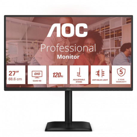 "AOC 68,6cm (27"") Q27E4CV 16:09 HDMI+DP+USB-C Lift black"