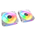 "120mm COUGAR Gehäuse Lüfter Apolar 120 ARGB, Weiß, 3er-Pack"