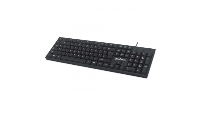 "MANHATTAN USB-Tastatur black"