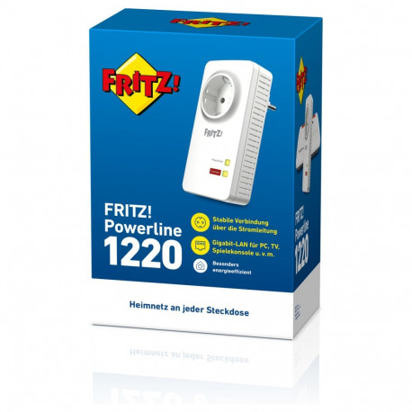 INTD AVM FRITZ! Powerline 1220 sild - GigE, HomePlug AV (HPAV) 2.0, IEEE 1901