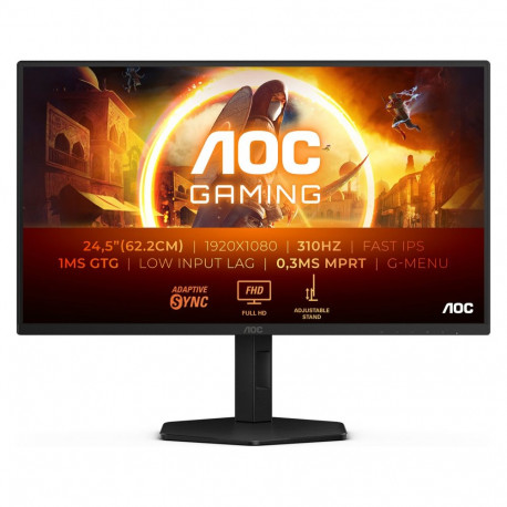 "62,2cm/24.5"" (1920x1080) AOC Gaming 25G4SXU 16:9 Fast IPS 0,3ms 310Hz HDMI DisplayPort USB VESA Pi