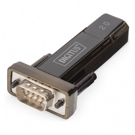 Digitus USB2.0/A -> seriell D-Sub9 adapter St/St + 0.8m kaabel jaemüügipakend