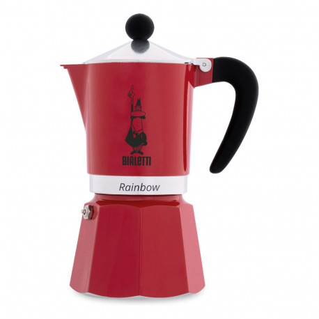 Bialetti Rainbow punane kohvimasin