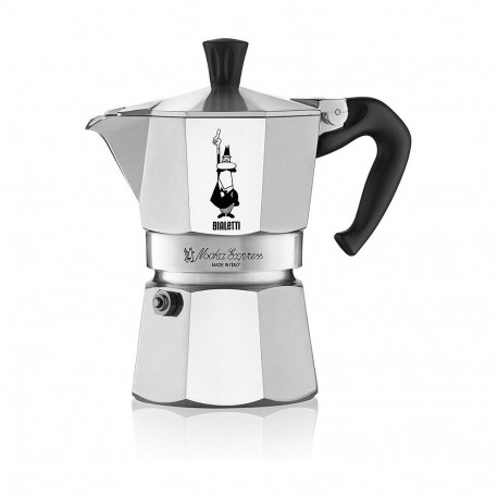 Bialetti Moka Express hõbedane alumiinium 3 tassile