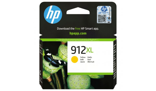 HP 912XL suure mahuga kollane tint